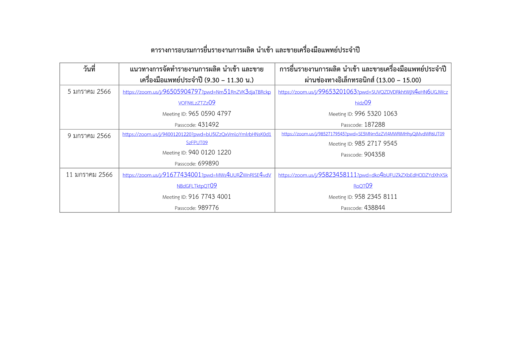 ตารางการอบรมการยื่นรายงานการผลิต นำเข้า ขาย1.png